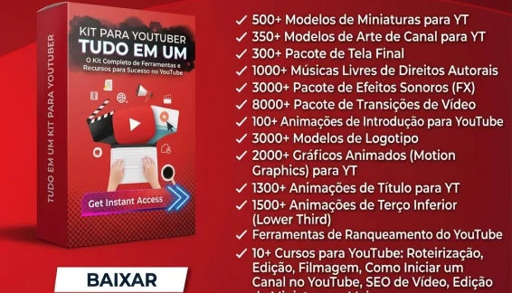 Pack completo para YouTubers