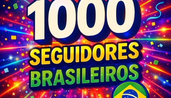 1000 Seguidores Brasileiros - Br Barato