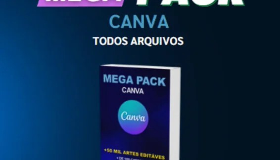 Mega Pack Designer Gráfico +12.000 Arquivos CANVA Editáveis