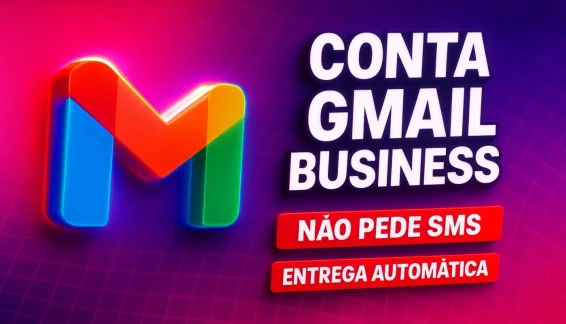 10x Contas Gmail Business | Sem SMS | Entrega Rápida