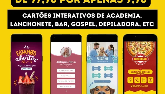 Pack 70+ De Cartões Interativos