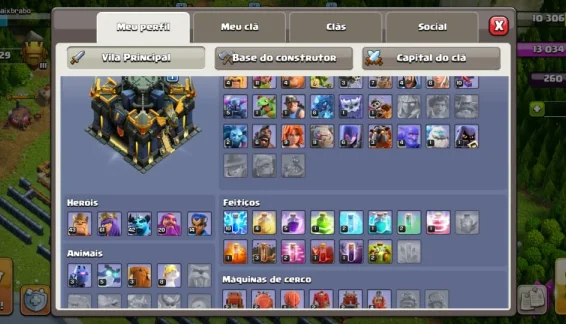 Conta De Clash Of Clans Cv17 Semi Runshada