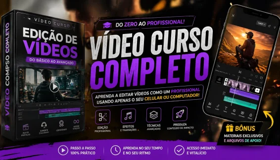 Vídeo Curso Completo De Edição Do Zero Ao Profissional