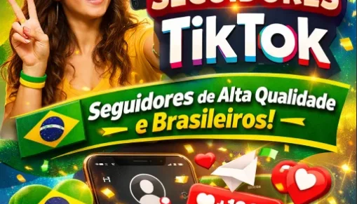 Tiktok Seguidores Brasileiros - Entrega Automática