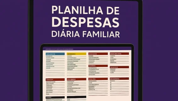 Planilha Controle Total das Suas Finanças
