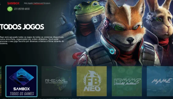 Emulador SAMBOX Especial - Todos os consoles e jogos!