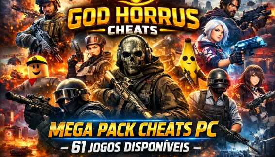 Mega Pack Cheats PC – 61 Jogos Disponíveis