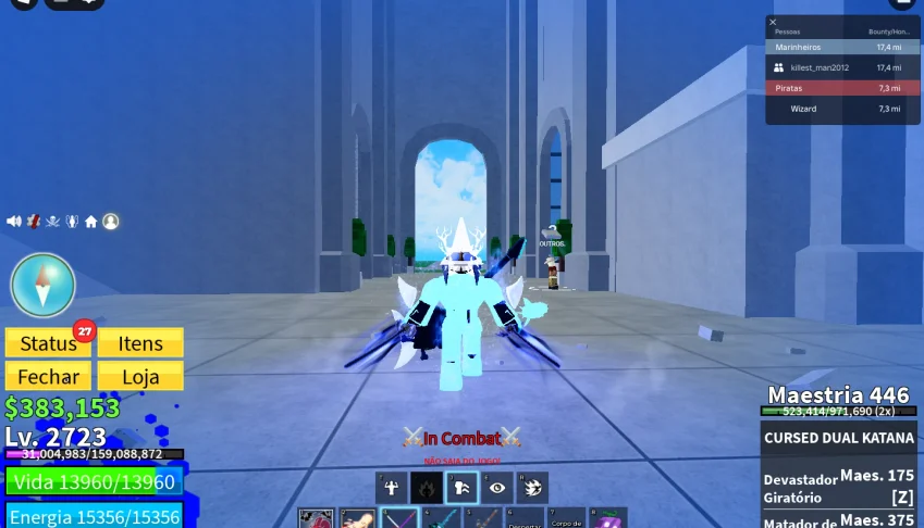 conta blox fruits boa demais 6 perm a preço de banana