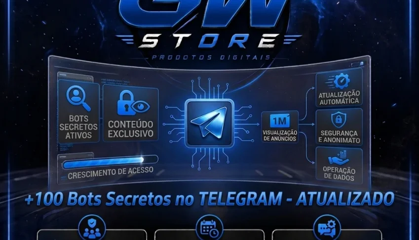 +100 Bots Secretos no TELEGRAM - ATUALIZADO
