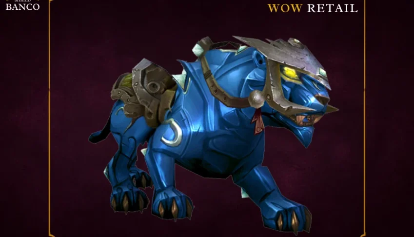 Montaria Wow - Pantera Azul