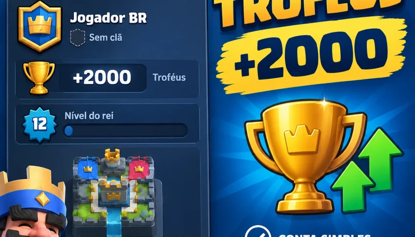Subo sua Conta de Clash Royale | Atendimento personalizado