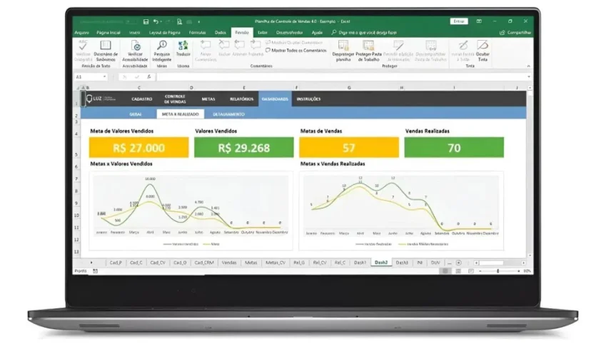 Planilha De Controle De Vendas 4.0