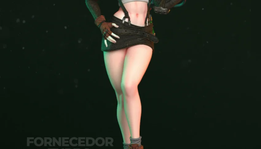Tifa 3D - Arquivo .Stl Para Impressão 3D