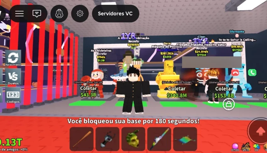 Venda lá grande combinação