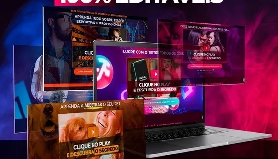 800 Modelos de Página de Vendas