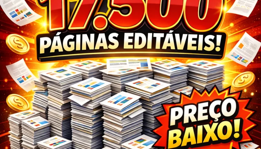 Pacote paginas 17.500 paginas editáveis 🔥
