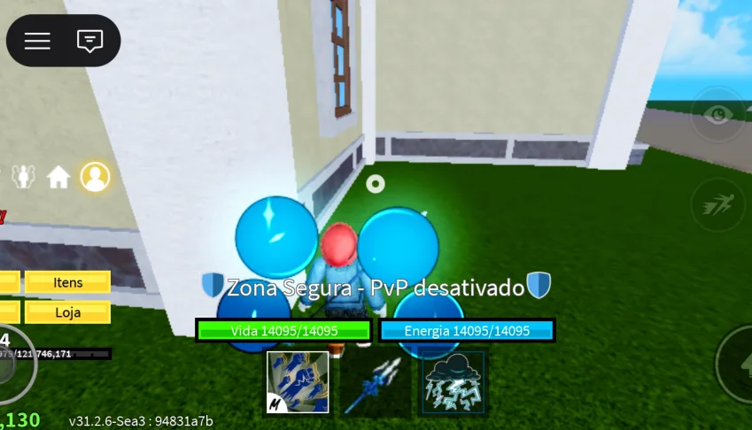 Conta do blox fruits
