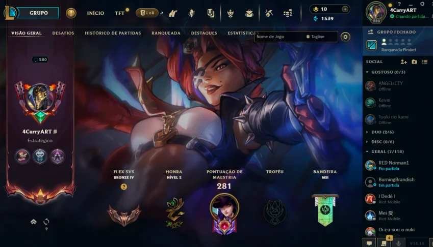 Conta Lol Com 3 Skins Ultimate