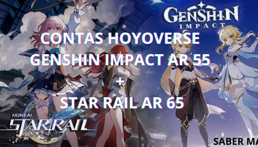 Conta Hoyoverse - Genshin Impact R55 E Star Rail R65 /Juntas