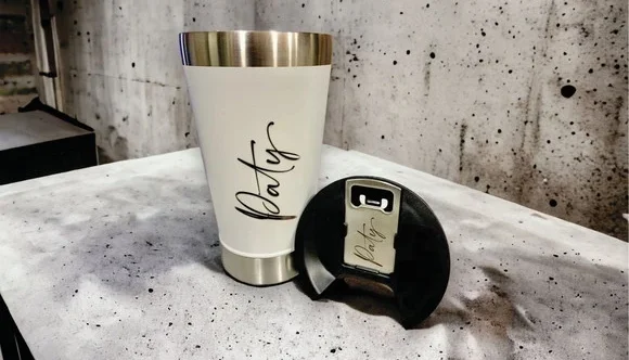 Copo Térmico Inox 473ml Personalizado com Tampa