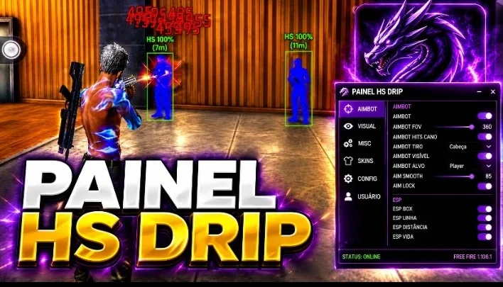 Painel hs drip PROXY 2026 free FIRE
