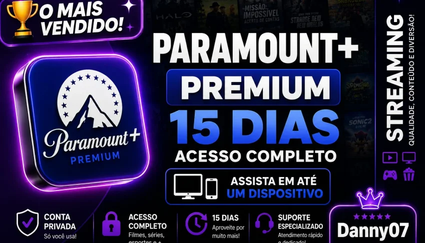 Paramount Premium | Tela Privada Exclusiva - 15 Dias