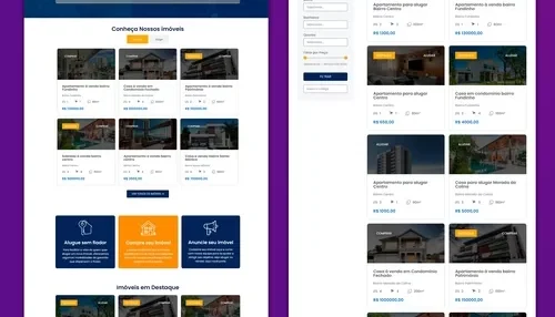 Kit 2 templates - imobiliária + afiliados - Em Elementor