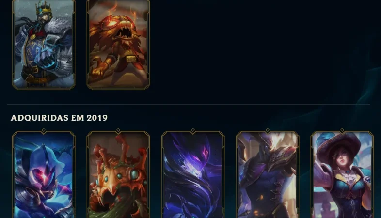 Conta Lol - Todos Os Champs - 270 Skins