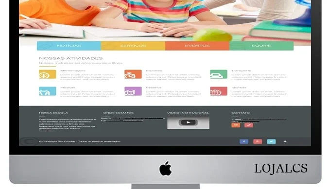 Script Php Website Responsivo Escola Educação Com -Painel
