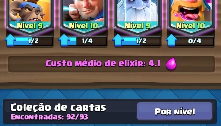 Clash Royal nível 10