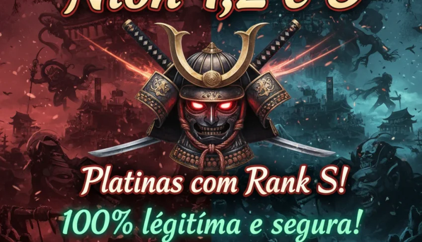 Nioh 1, 2, 3 - Troféu de Platina 100% Legítimo! (PS4/PS5)