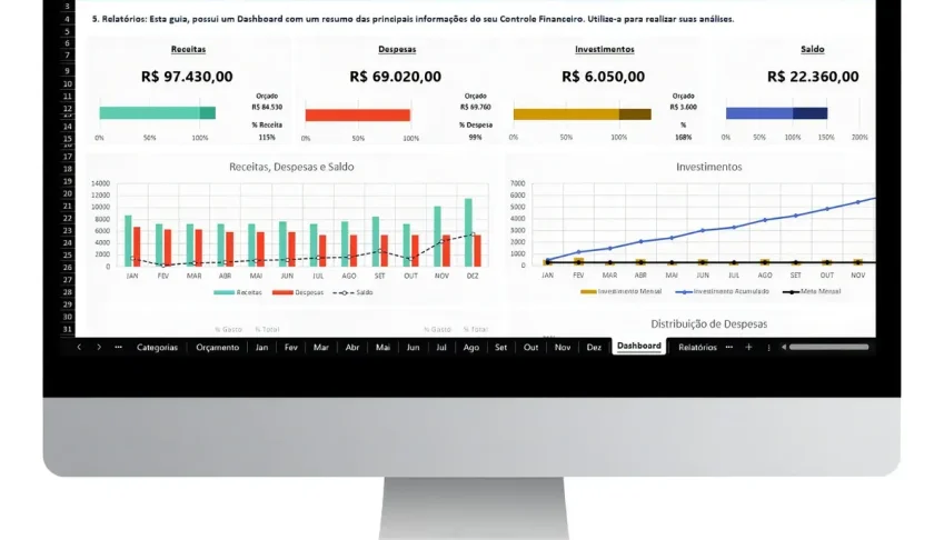 Planilha Excel Controle Financeiro Pessoal.