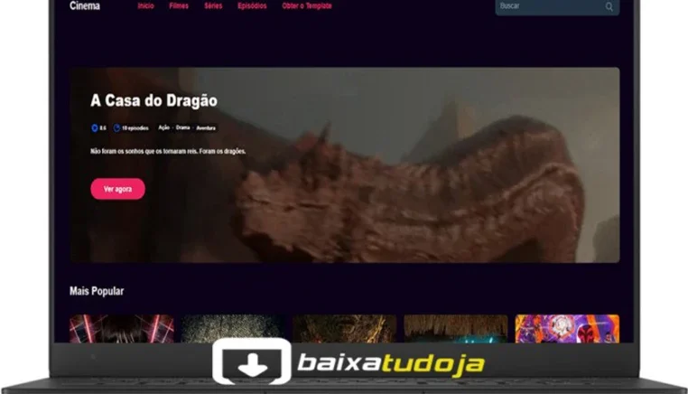 Template Para Criar Site De Filmes E Séries No Blogger
