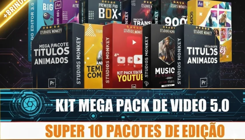 Pack  (Vídeo Pro Max)  + Brinde
