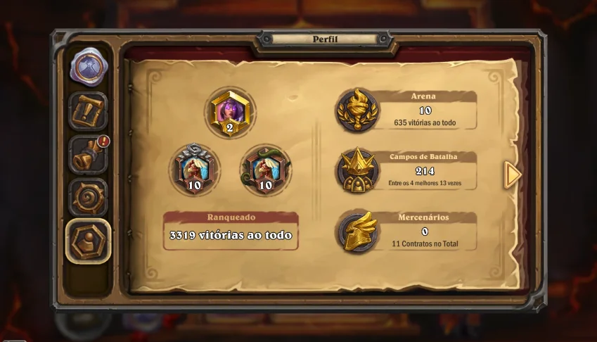 Conta Hearthstone - 2014 / 160+ lendárias e versos raros