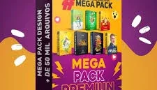 [MEGA PACK] Artes Prontas Mídias Sociais + Fontes + Bônus