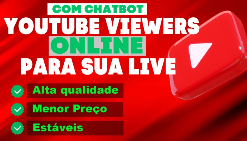 YOUTUBE ESPECTADORES EM LIVE - 1 HORA 24 HORAS 7 DIAS 1 MÊS 