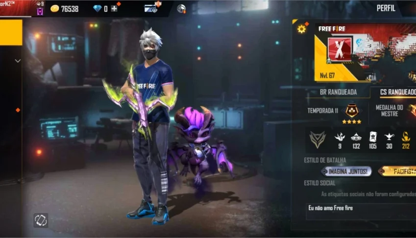 Free Fire conta Gemada+++