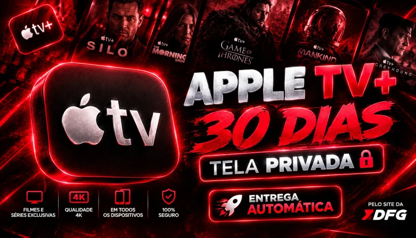 Apple Tv 30 Dias  - Tela Privada - Entrega Automatica