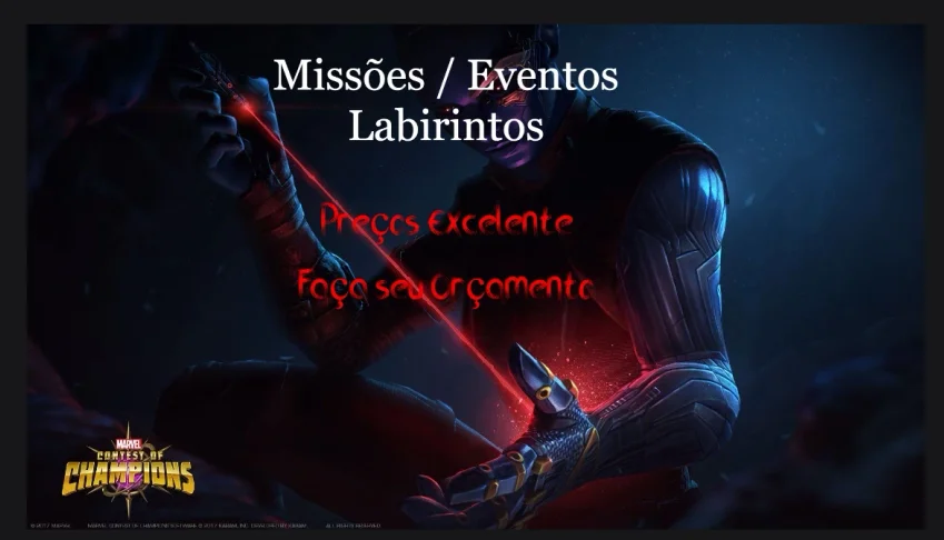 Missões , Eventos e Labirintos