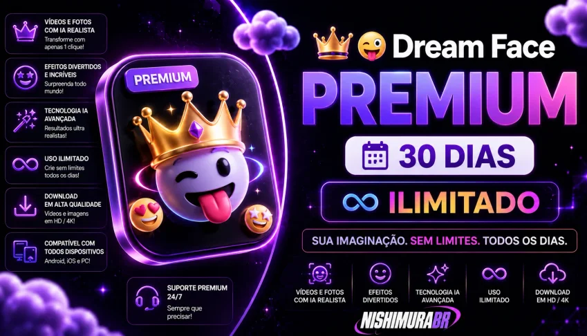 👑😜 Dream Face Premium ILIMITADO [30 DIAS]