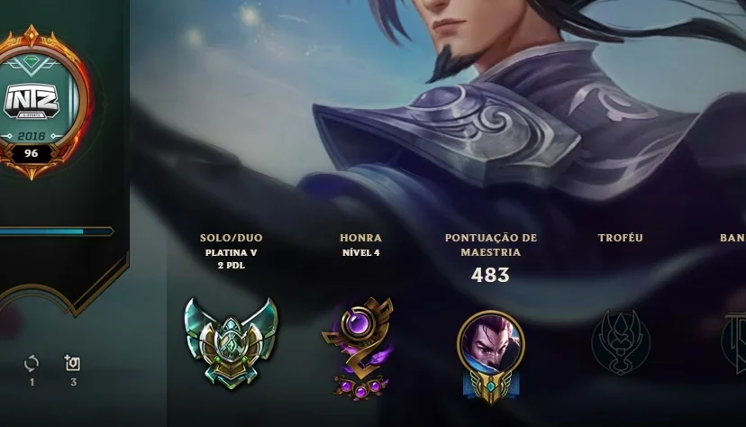 conta lol plat 179 skins todos campeoes