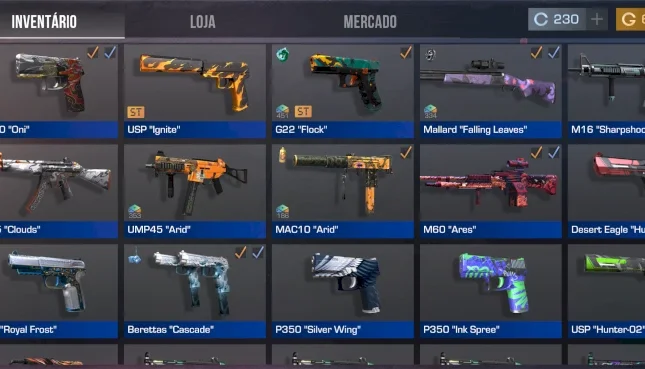 Venda de conta de Standoff2