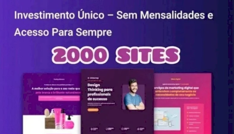 Pack Supremo Landing Pages 2000 Sites WordPress Diversos