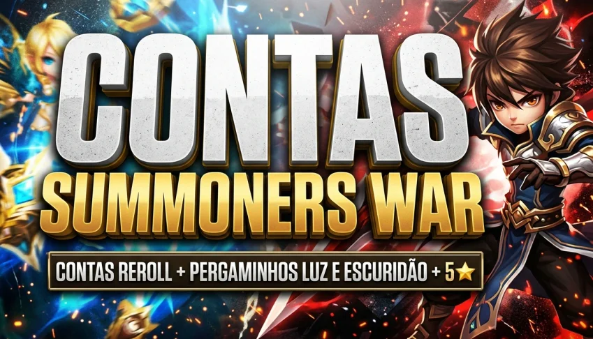 Conta Summoners War | Contas Summoners War Reroll