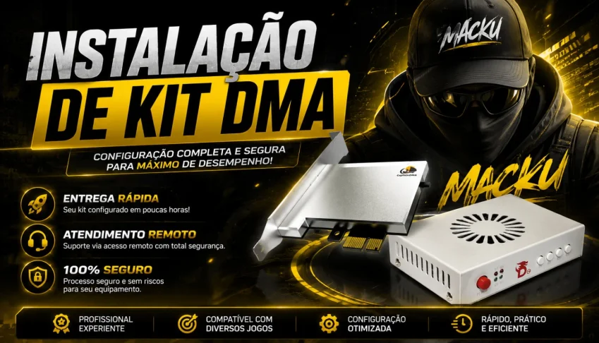 instalação de placa dma 75t + fuser + macku 2026