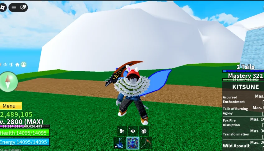 Conta Blox Fruits Lvl 2800 Max