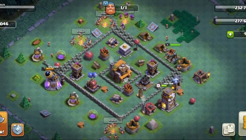 Clash Of Clans CV9 SEMIFULL+Base do construtor 5 FULL