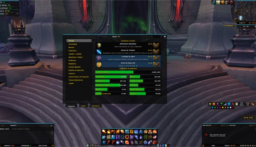 Conta World of Warcraft criada em Warlods of Draenor
