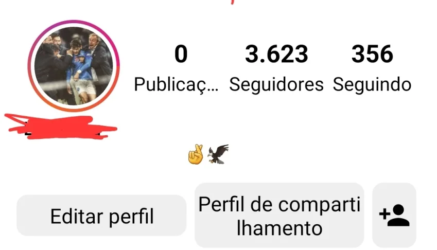 Conta Instagram Com 3000 Seguidores.
